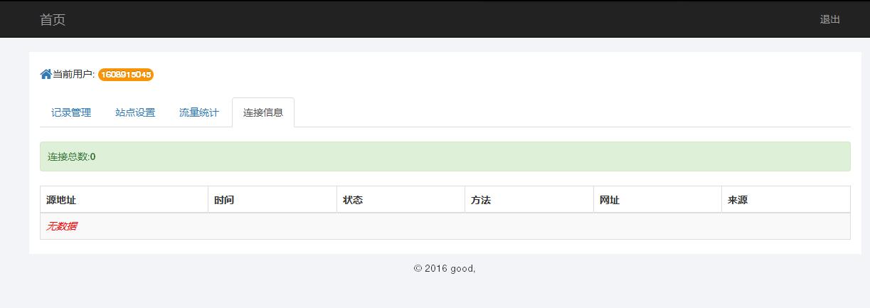 某IDC互聯(lián)網(wǎng)服務(wù)商管理系統(tǒng)--用戶域名記錄管理、站點設(shè)置、流量統(tǒng)計和連接信息